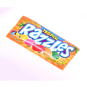 Razzles Tropical Flavor 1.4oz 24ct